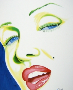 Close Up Marilyn by Holly Picano